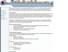 Tablet Screenshot of climatechangecentre.net